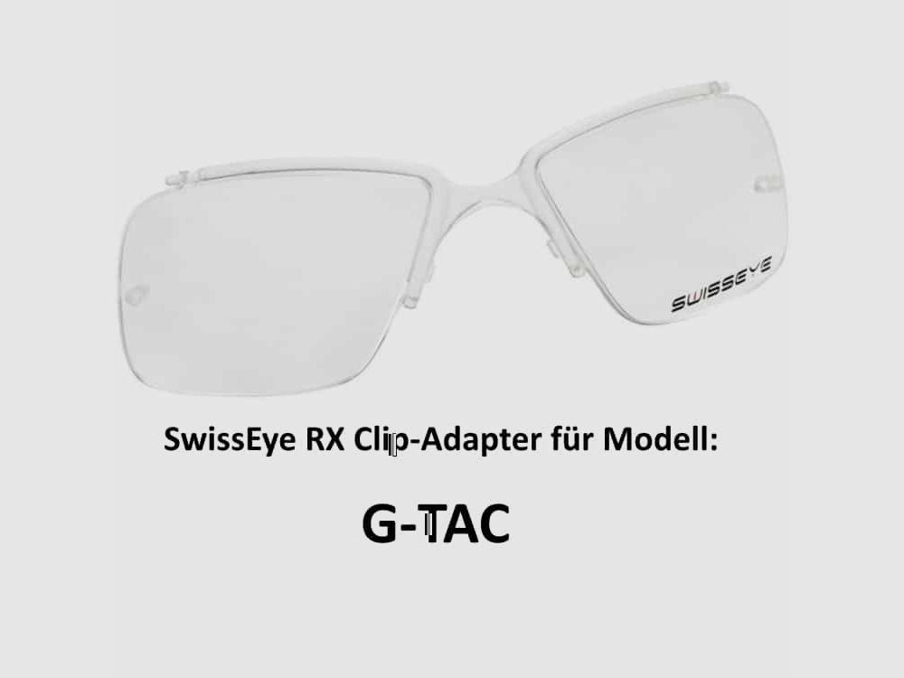 SwissEye RX Clip-Adapter für Brillengläser (G-TAC)
