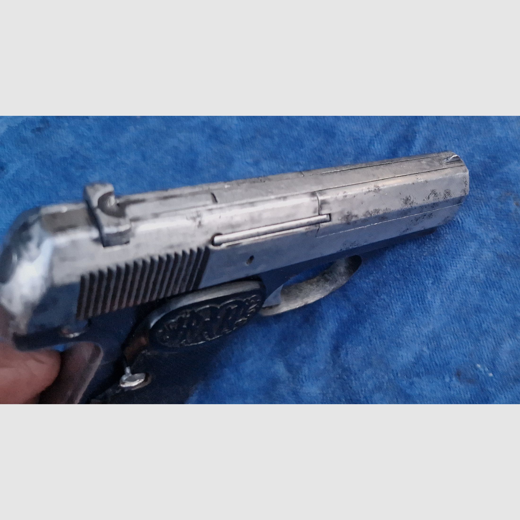 Dreyse Modell 1908 Taschenpistole (defekt), Bild 3 von 8