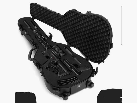 Waffenkoffer Gitarre Optik Gitarrenkoffer Waffen Koffer