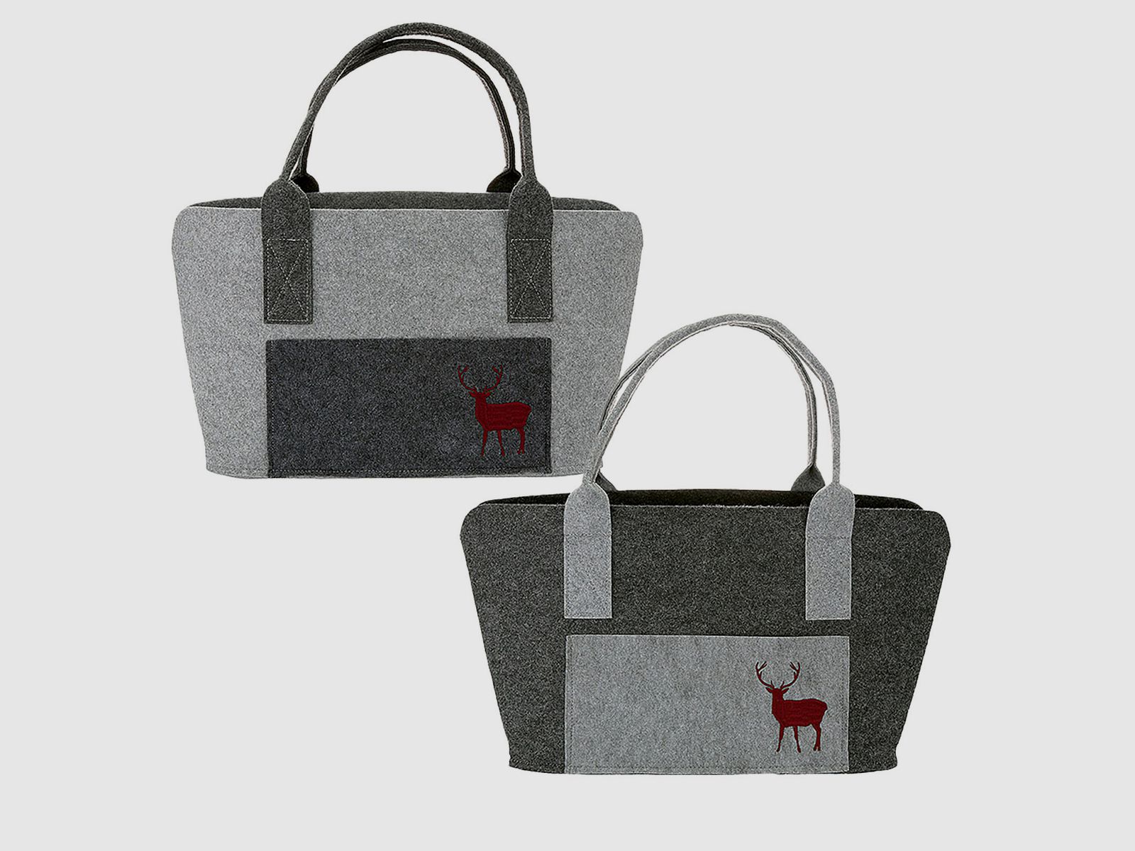 Tasche mit Seitenfach