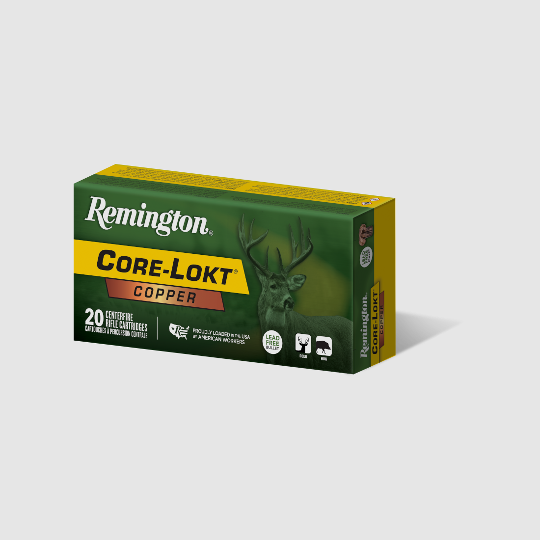 Patronen Remington Core Lokt Kupfer Hp Kaliber 270 Win 130 Grains, Bild 2 von 8