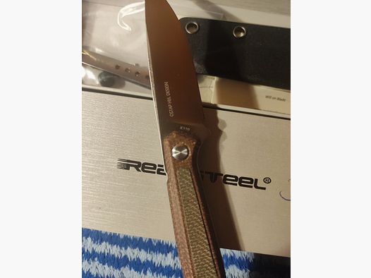 Cuchillo EDC Real Steel Dex Micarta Natural Mango