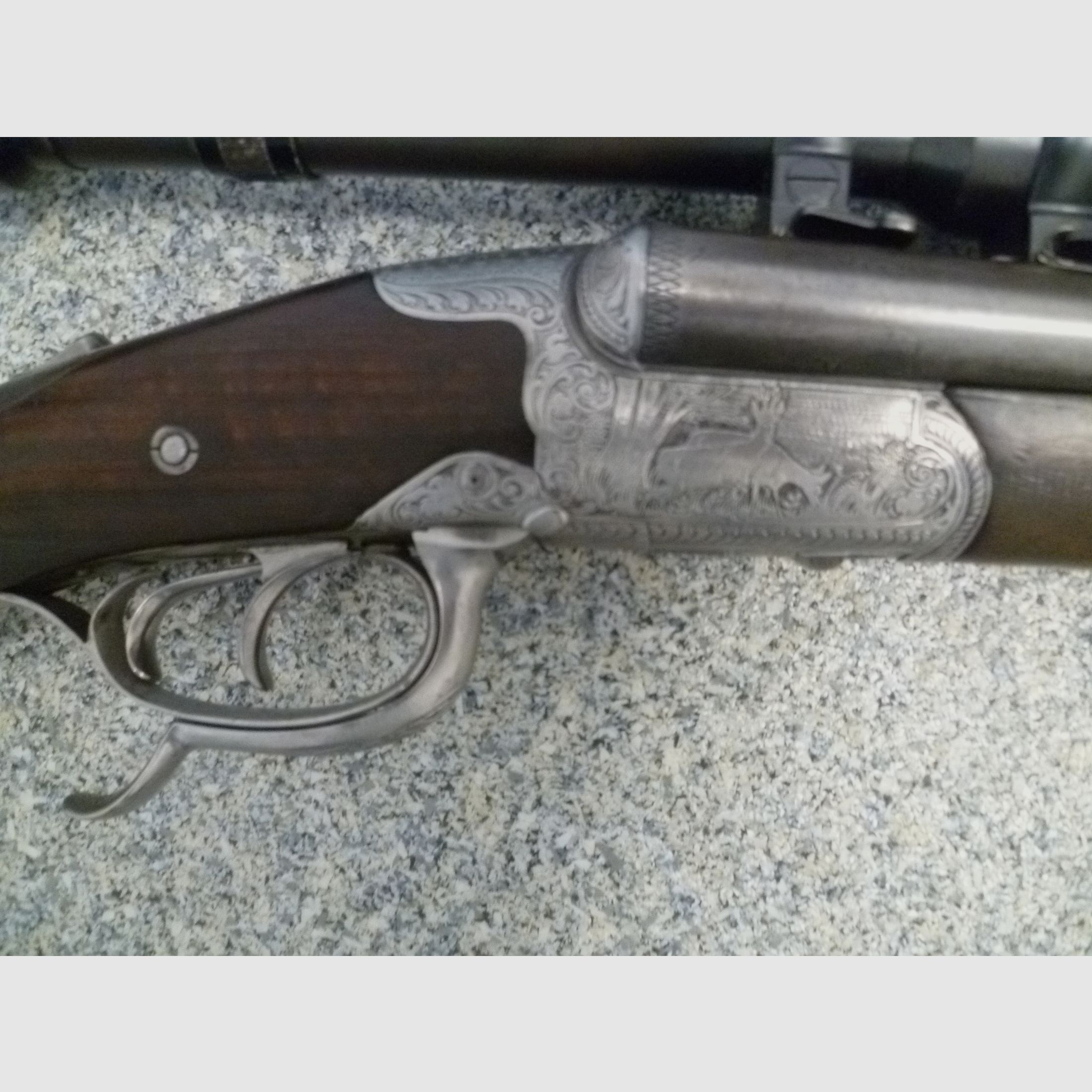 Drilling "unbekannt" 16/70 & 9,3x72R & .22 Win.Mag 