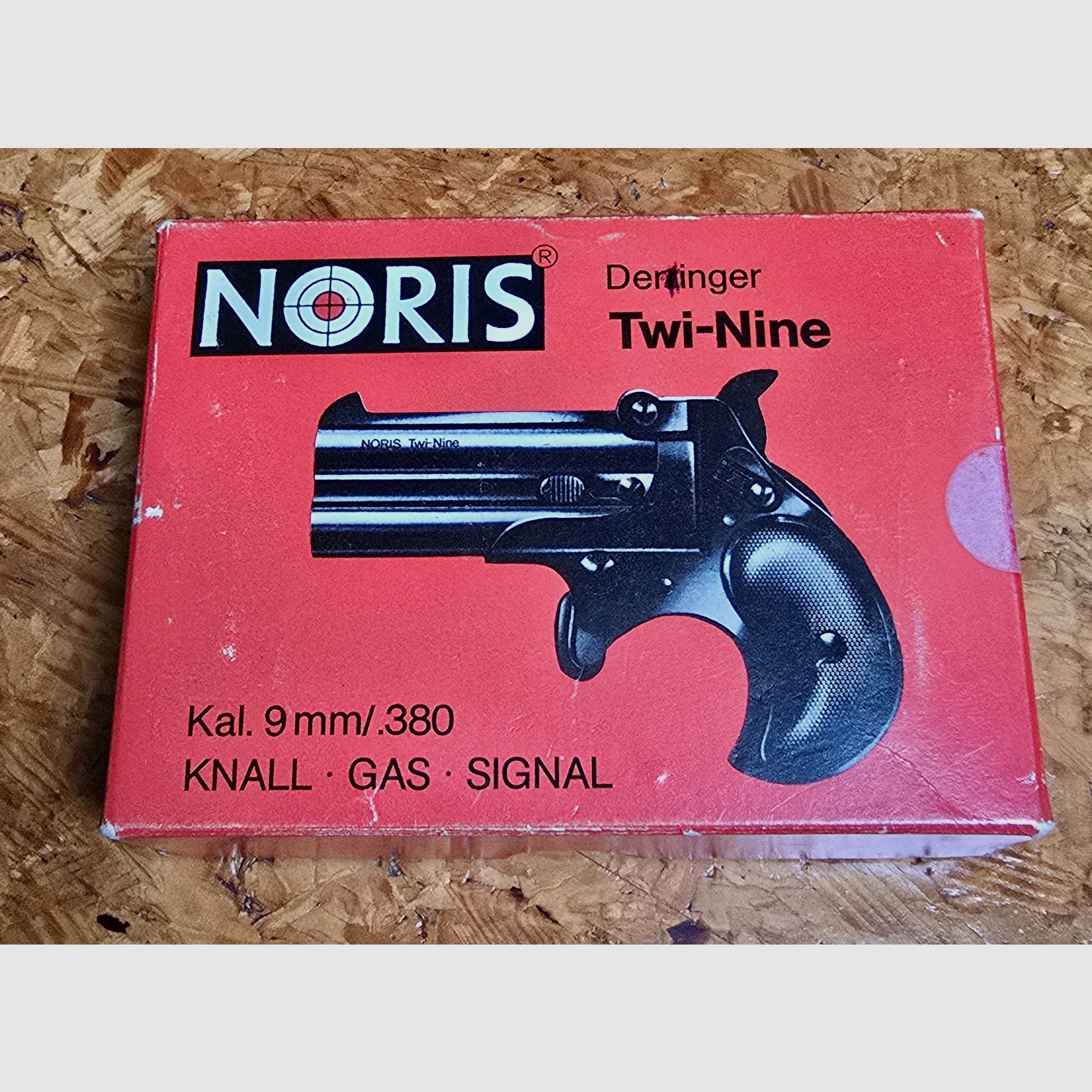 Derringer Noris Twi-Nine, ptb 276, vernickelt, 9mm r. knall
