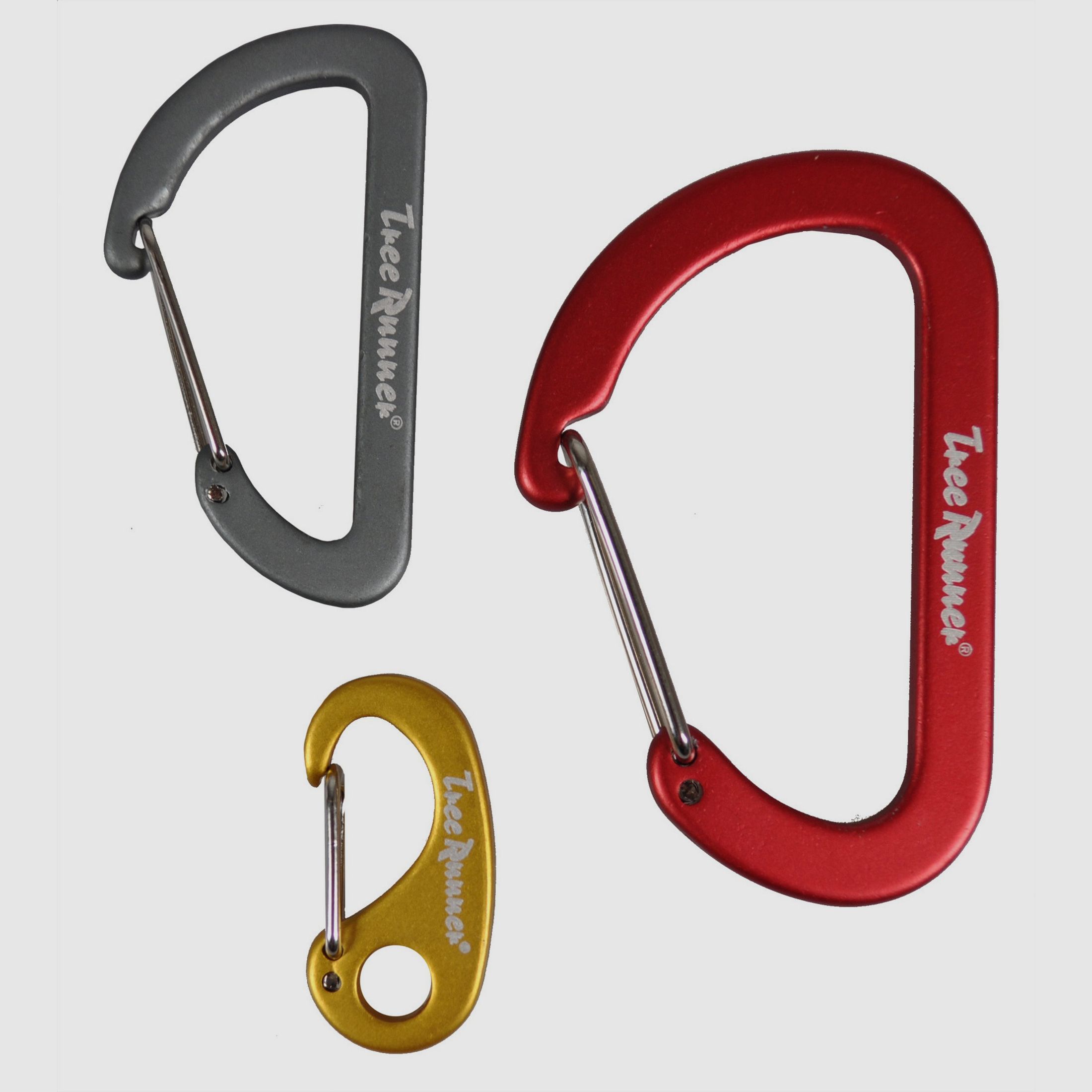 Tree Runner Material Carabiner 3-piece set