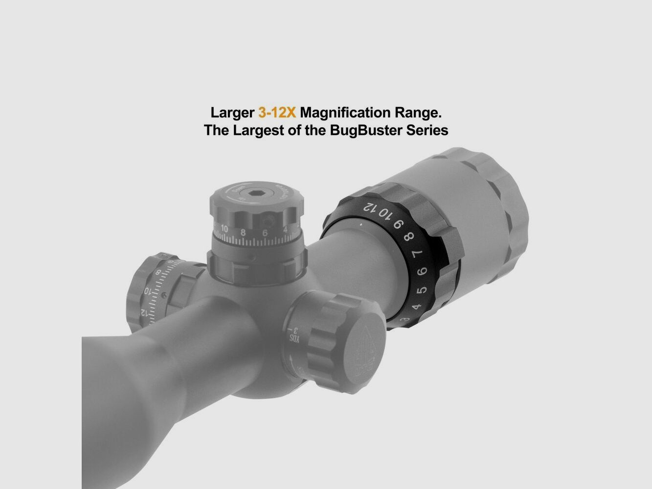 UTG Scope Bug Buster 3-12x32 with Picatinny Mounting Parts Mil-Dot