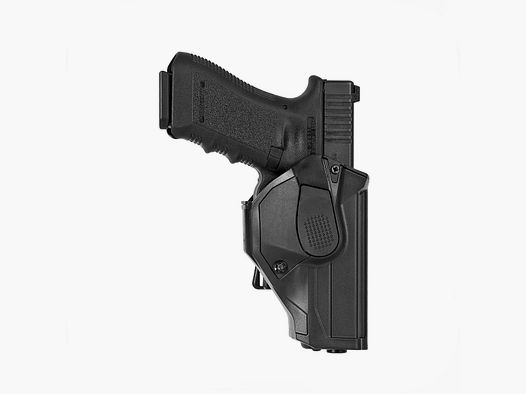 VEGA HOLSTER – HOLSTER "CONC. CAMA" IN INJECTION MOLDED POLYMER | LOWER SAFETY | RETENTION SCREW AND CLIP | FOR BERETTA 92/98