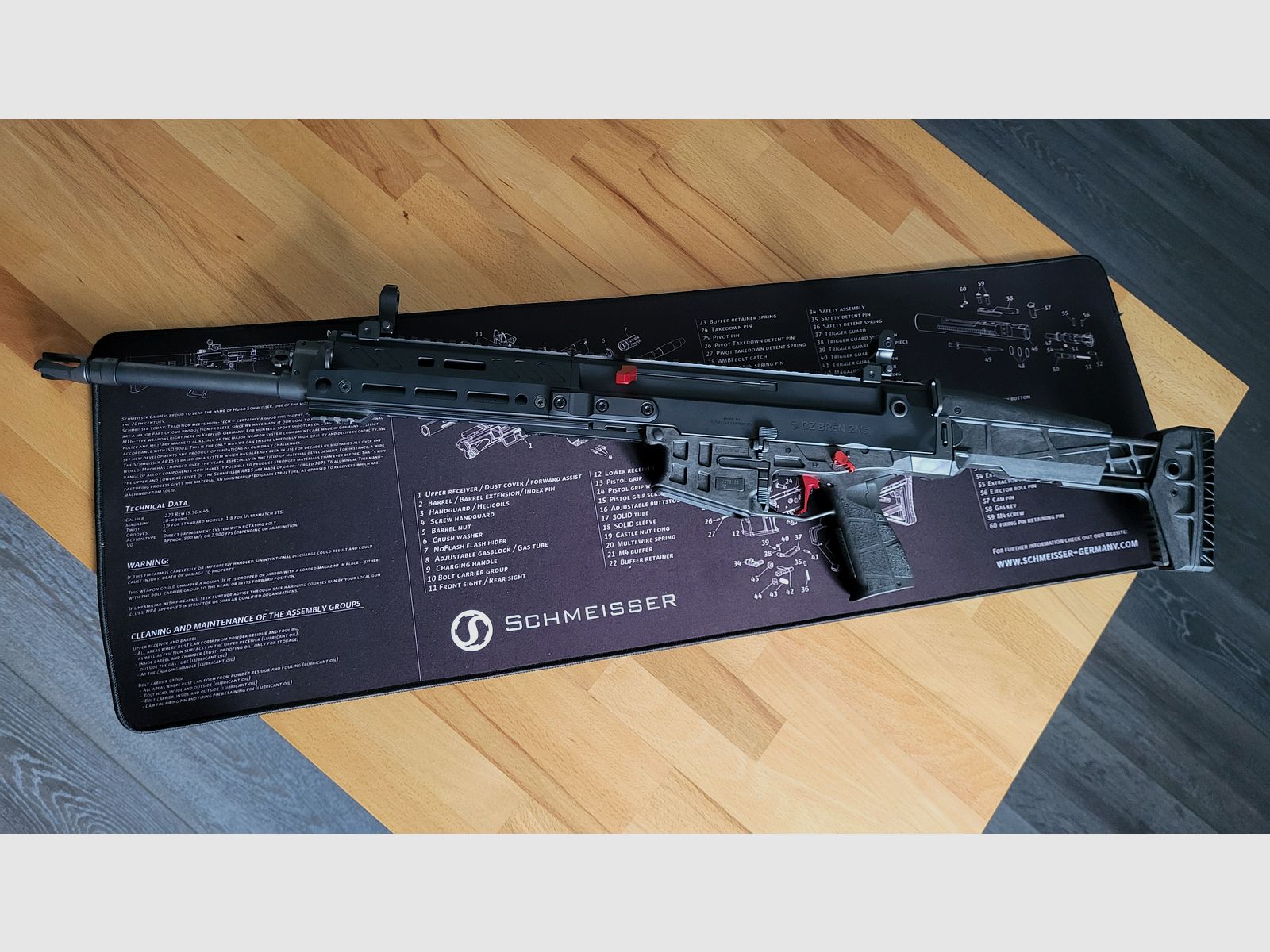 CZ Bren2 MS - .223 Remington semi-automatisch geweer + HB Industries tuning