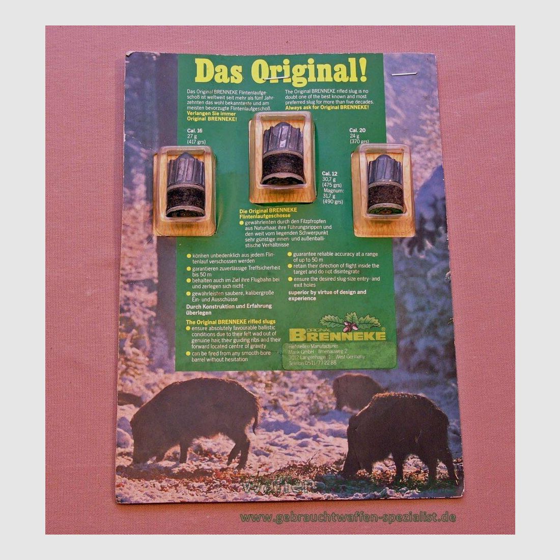 Brenneke - Langenhagen Verzamelaarsdisplay