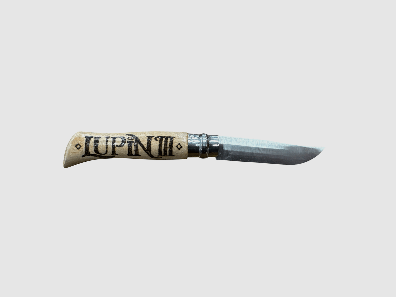 Messer – Opinel – N.9 Kohlenstoff handgefertigt mit Lupin III, Bild 4 von 4