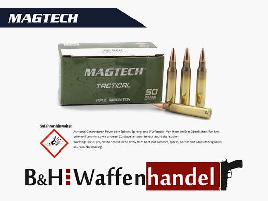 Neuware: 1000 Schuss Munition Magtech .223 Rem. 55gr. / 3,56g Tactical FMJ