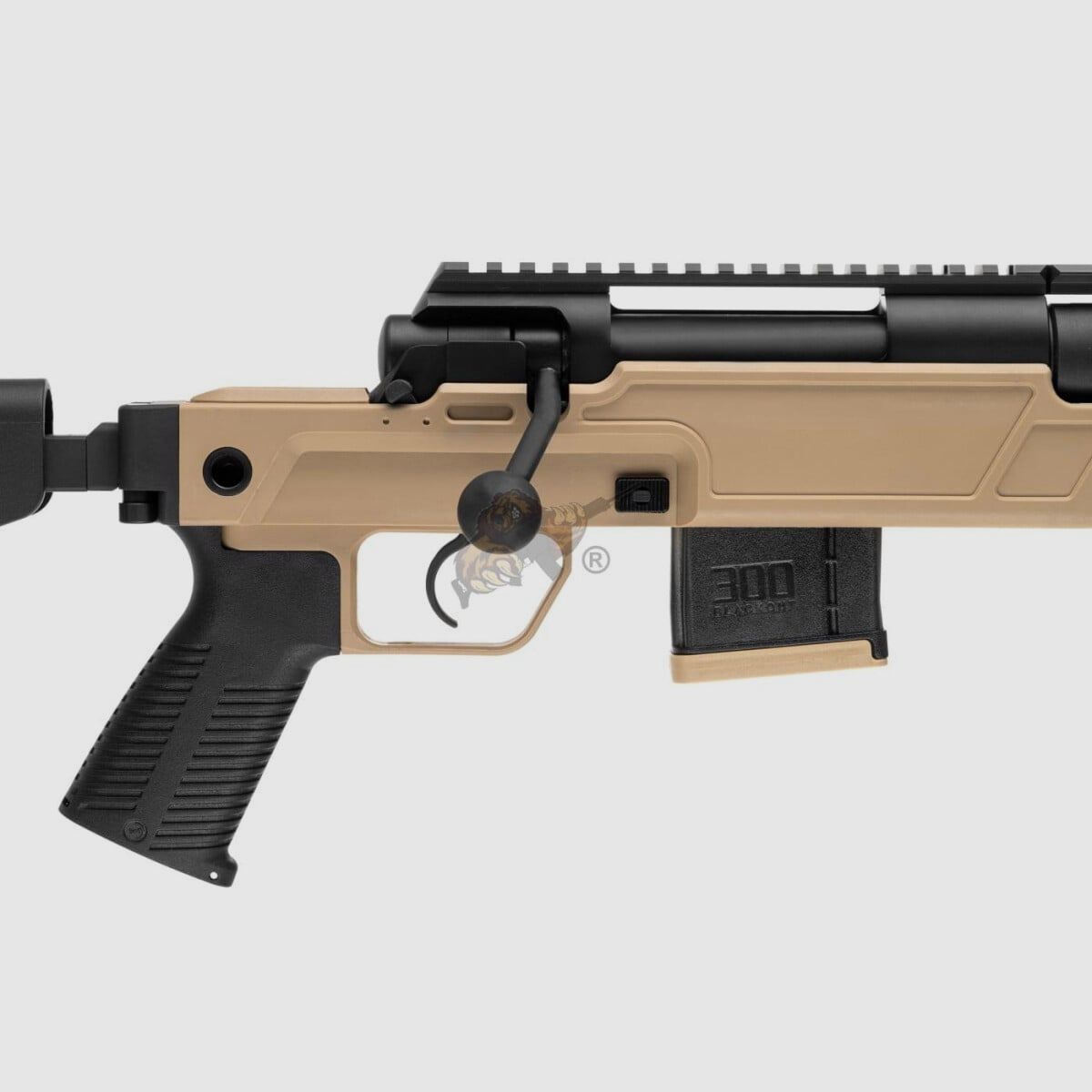 SPR 300 Pro Airsoft Sniper Rifle in Black/Tan free from 18 years, image 3 of 14