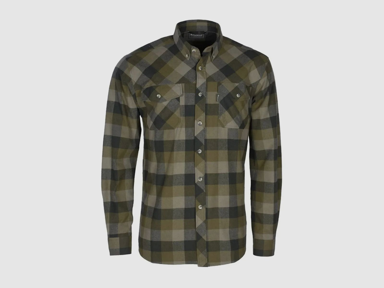 Pinewood Pinewood Hemd Lumbo oliv suede brown