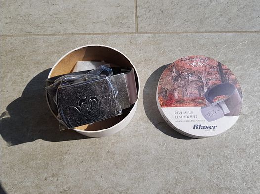 BLASER REVERSIBLE LEATHER BELT CM. 130