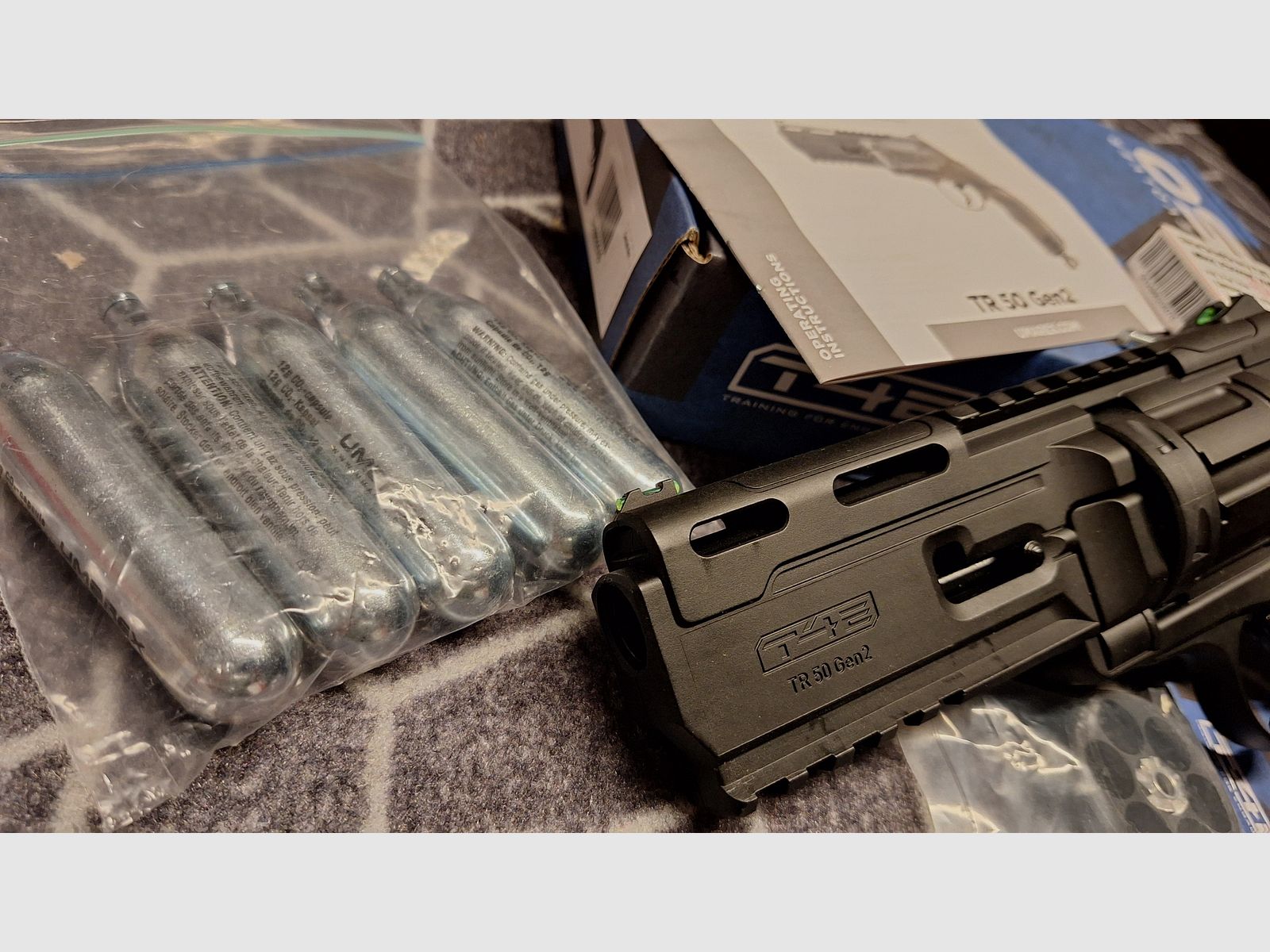 HDR50 Gen2 Revolver Co2 cal .50 - Premiumkit - Neu!