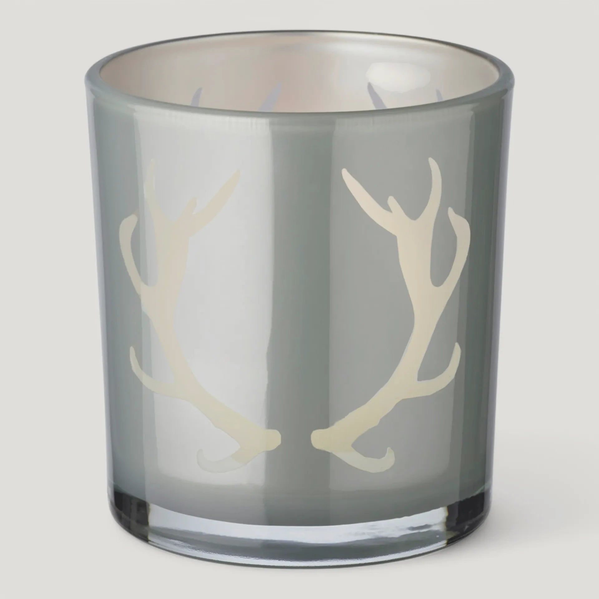 Teelichtglas Geweih