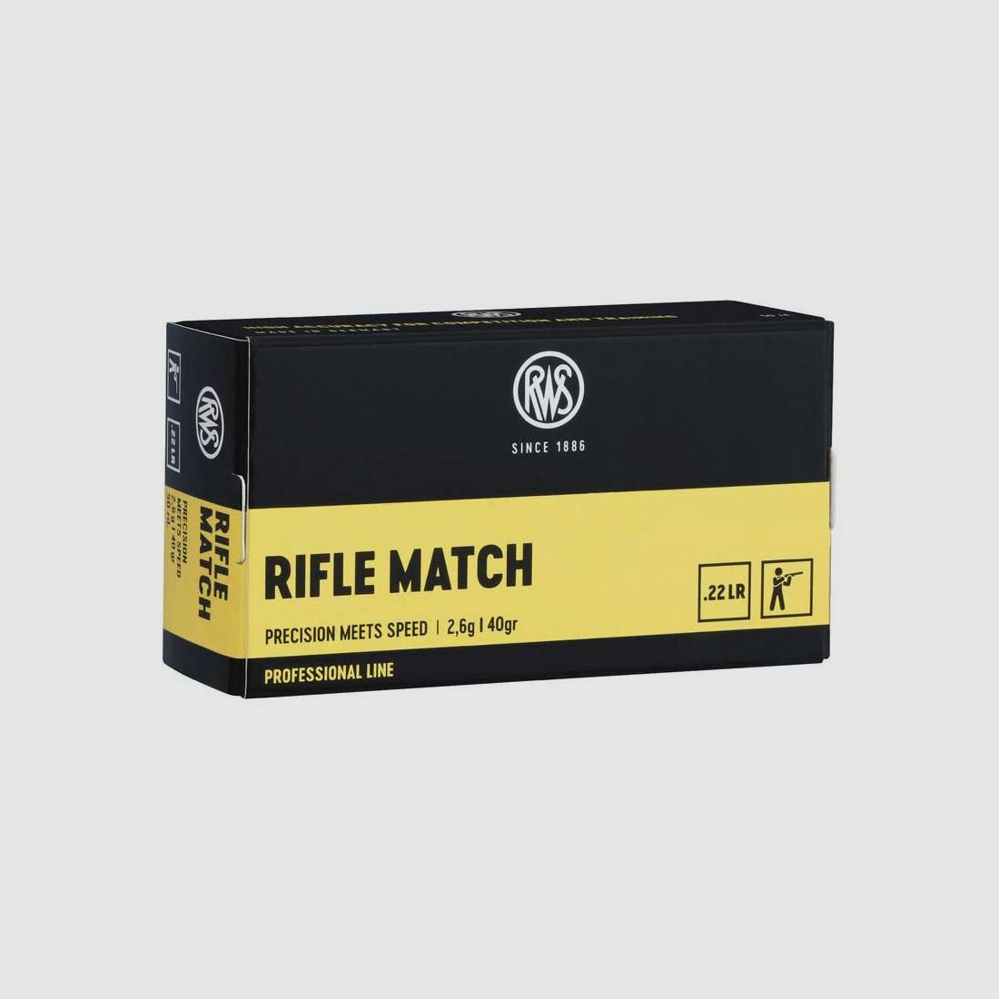 RWS .22 RIFLE MATCH 2,6g / 40gr