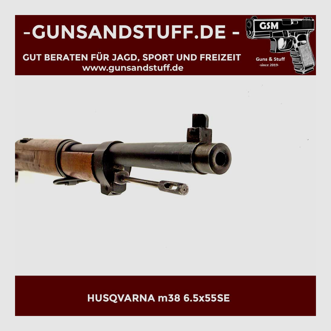 HUSQVARNA m38 6.5x55SE