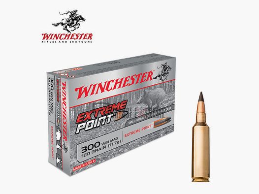 20 Munitions WINCHESTER cal 300 WM 180gr Extreme Point