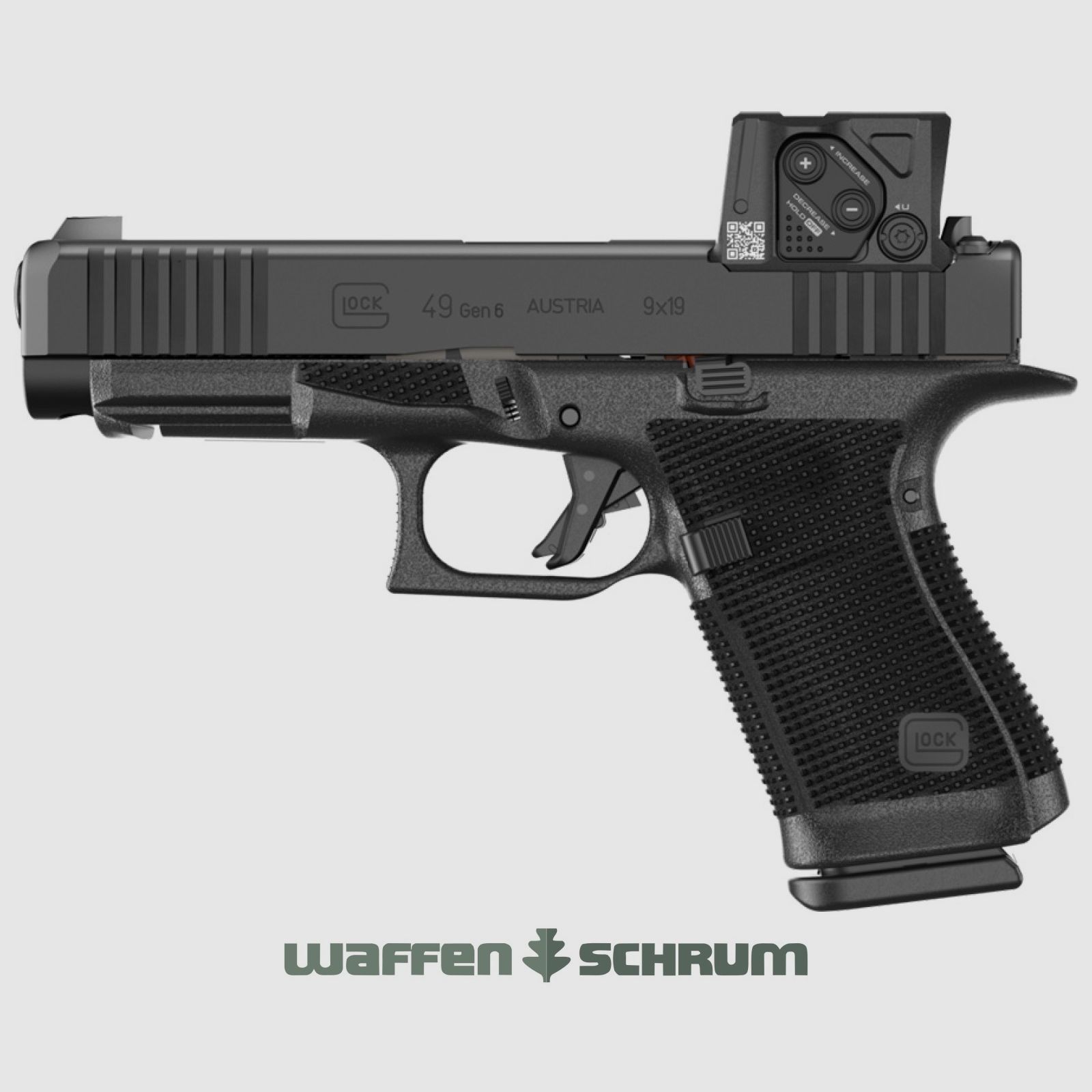 Glock G49 GEN.6 A-CUT AIMPOINT COA 9mmLuger 15 Schuss - 1 Reservemagazin