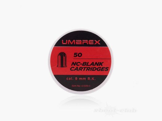 UMAREX	 Umarex NC Platzpatronen im Kaliber 9 mm R.K. - 50 Stk