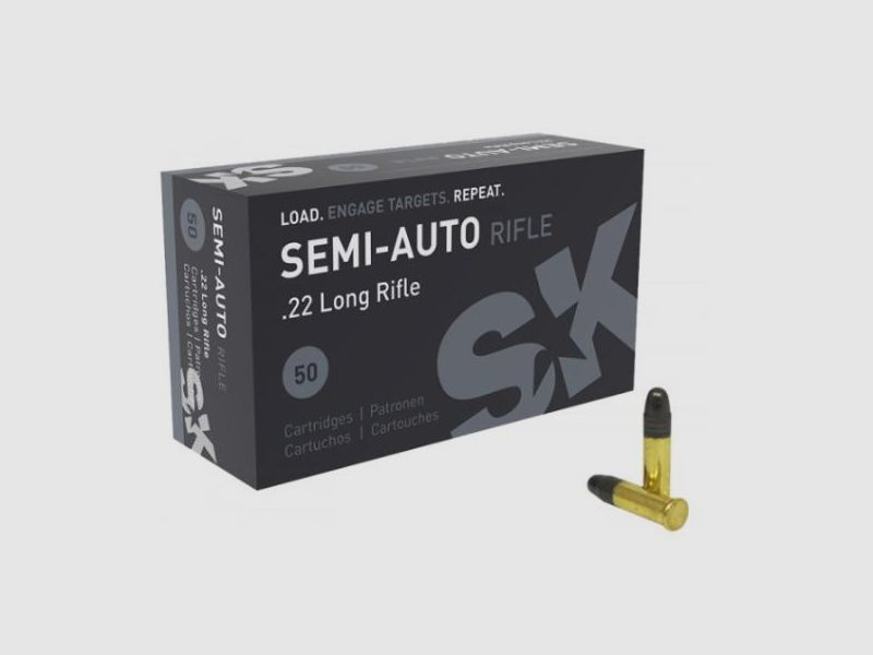 SK KK-Munition .22lr Semi-Auto Rifle 50 Stk SONDERPREIS ab 0,13/Stk