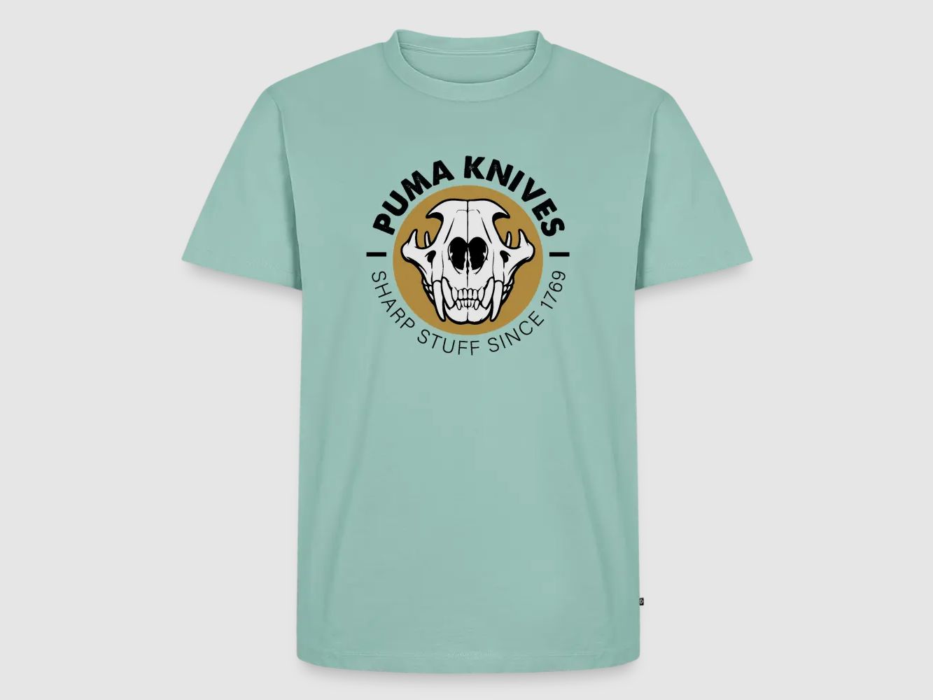 PUMA Men’s Premium T-Shirt "Skull Frontal Sharp Stuff"