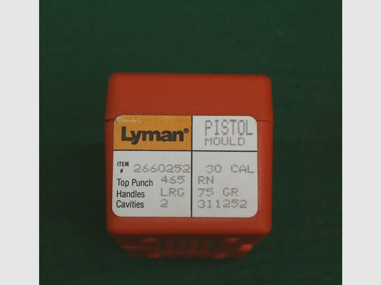 Lyman	 Mold Cal.30