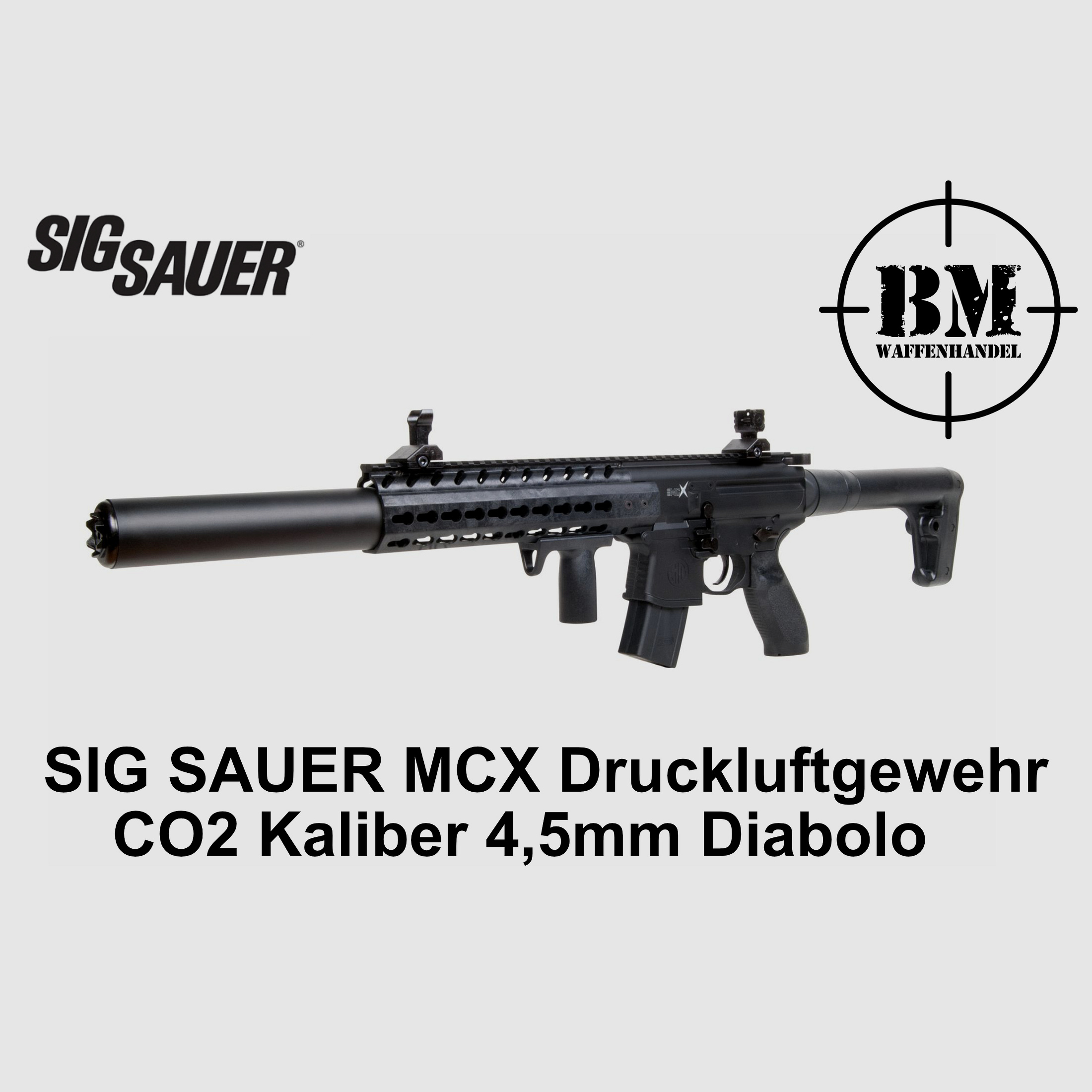 Sig Sauer MCX Druckluftgewehr CO2 4,5mm Diabolo Luftgewehr