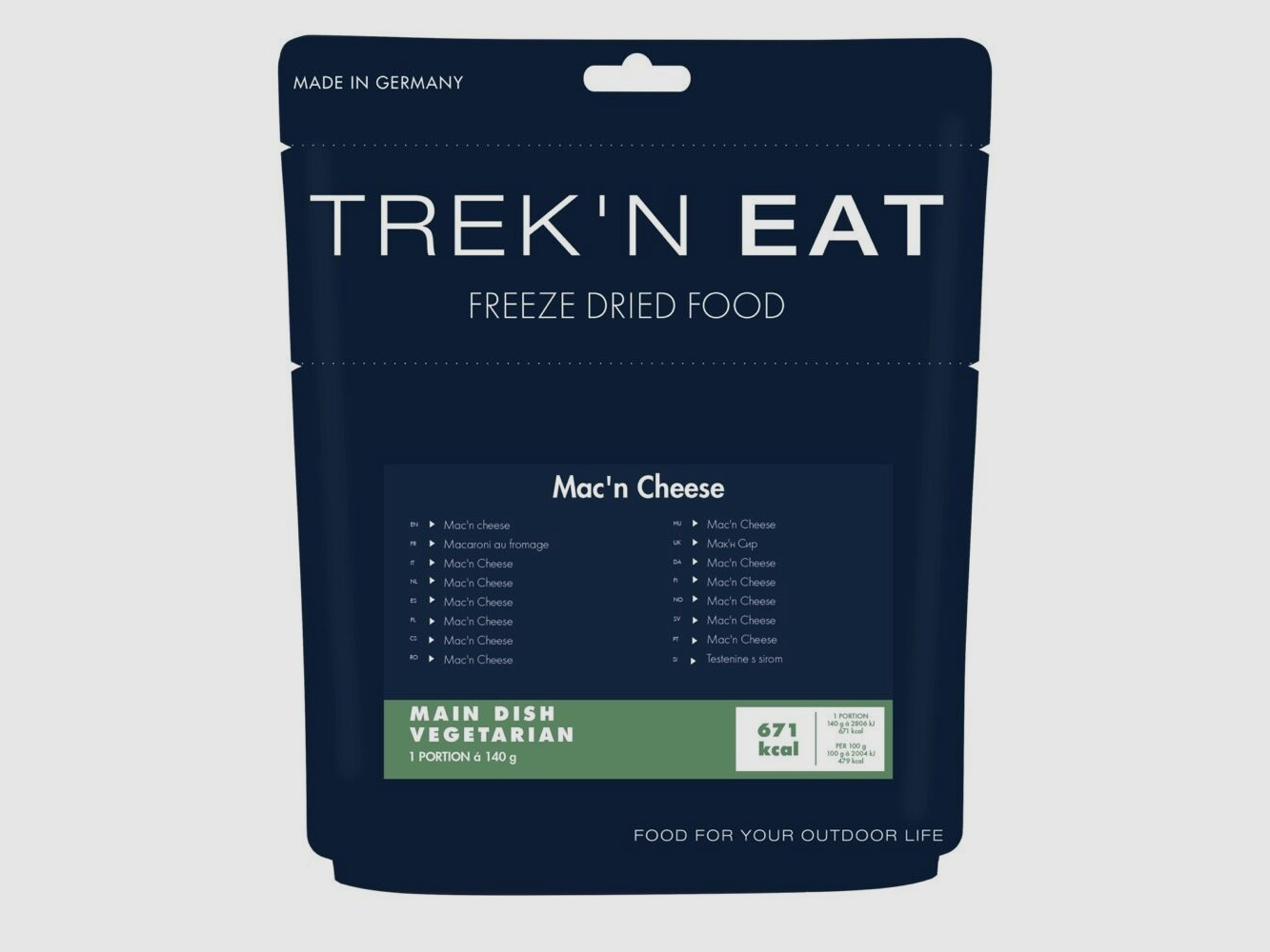 TREK'N EAT Mac'n Cheese 140g Veggie