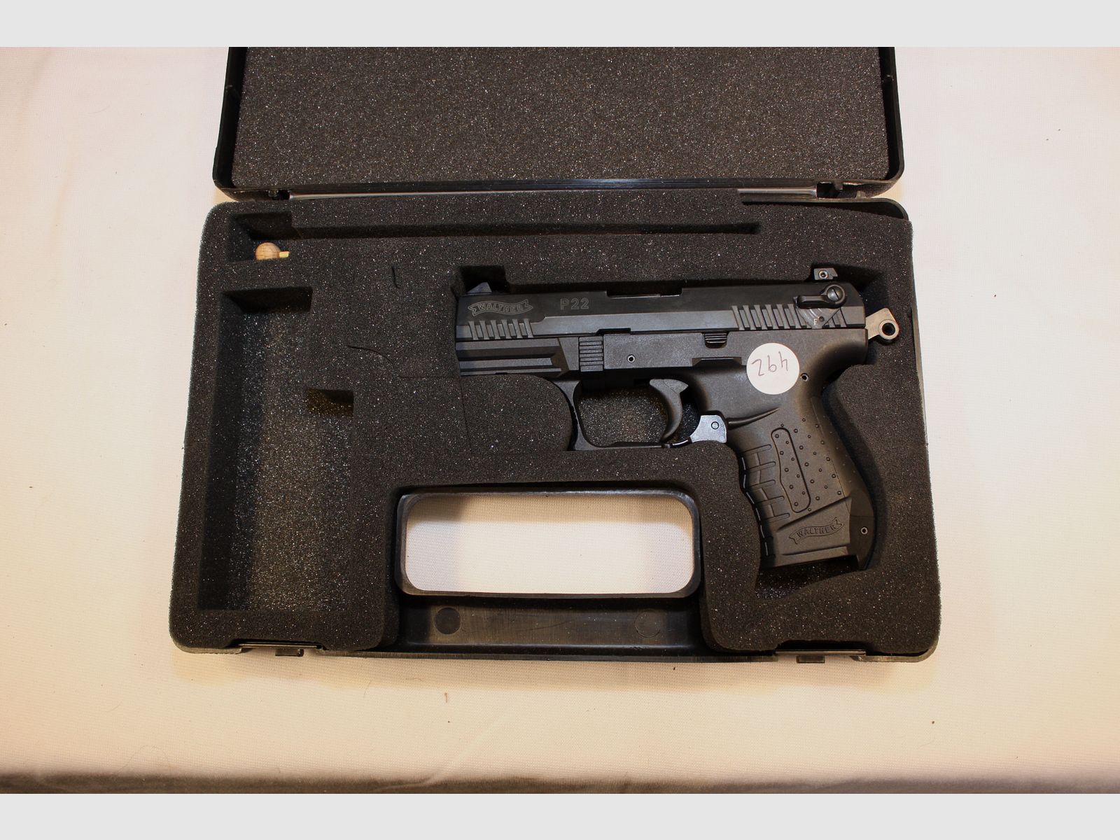 Walther P22 im Kaliber .22lr - ohne Magazin.