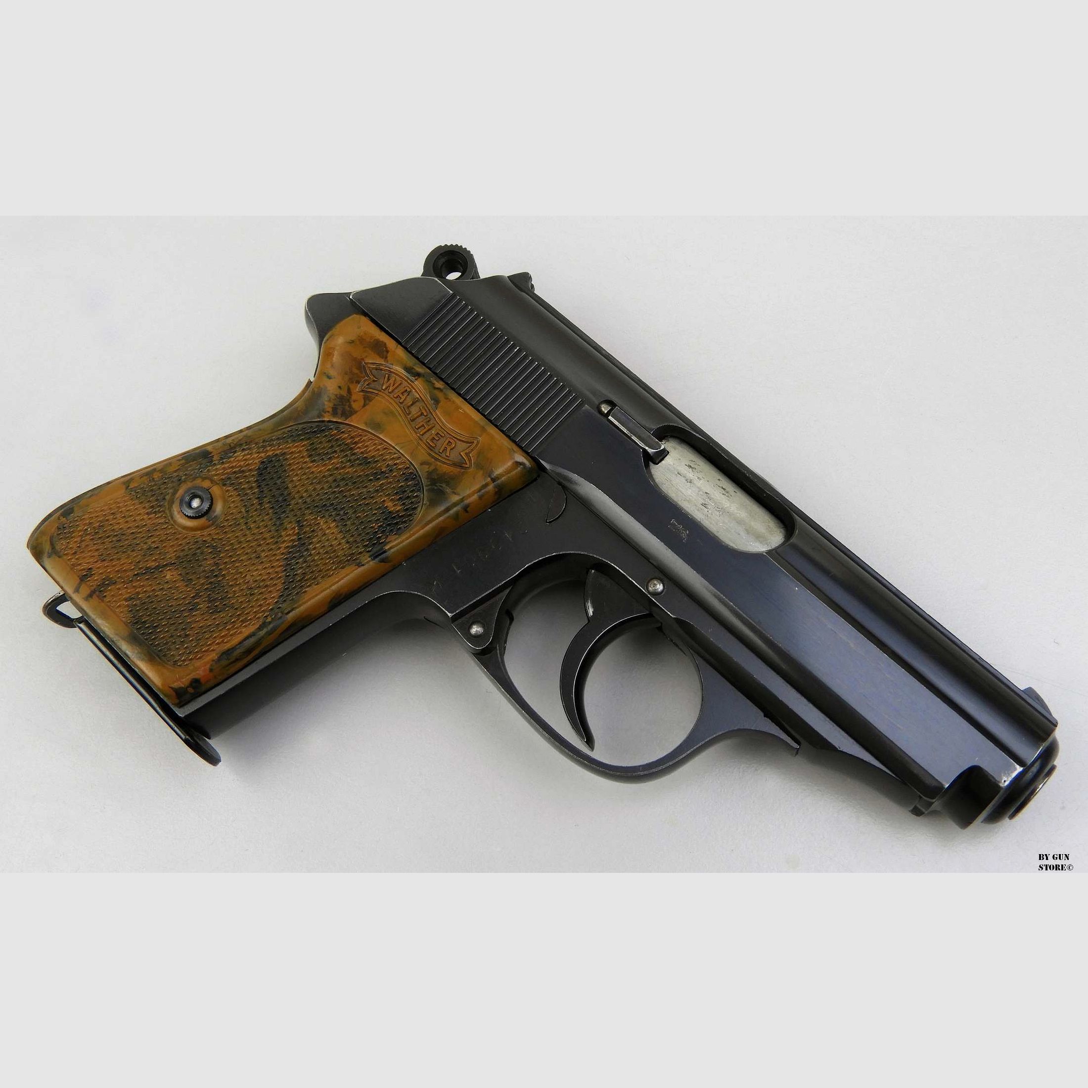 Pistola Walther Zella Mehlis mod. PPK cal. 7,65 60° sicherung mat. 249901K, immagine 4 di 6