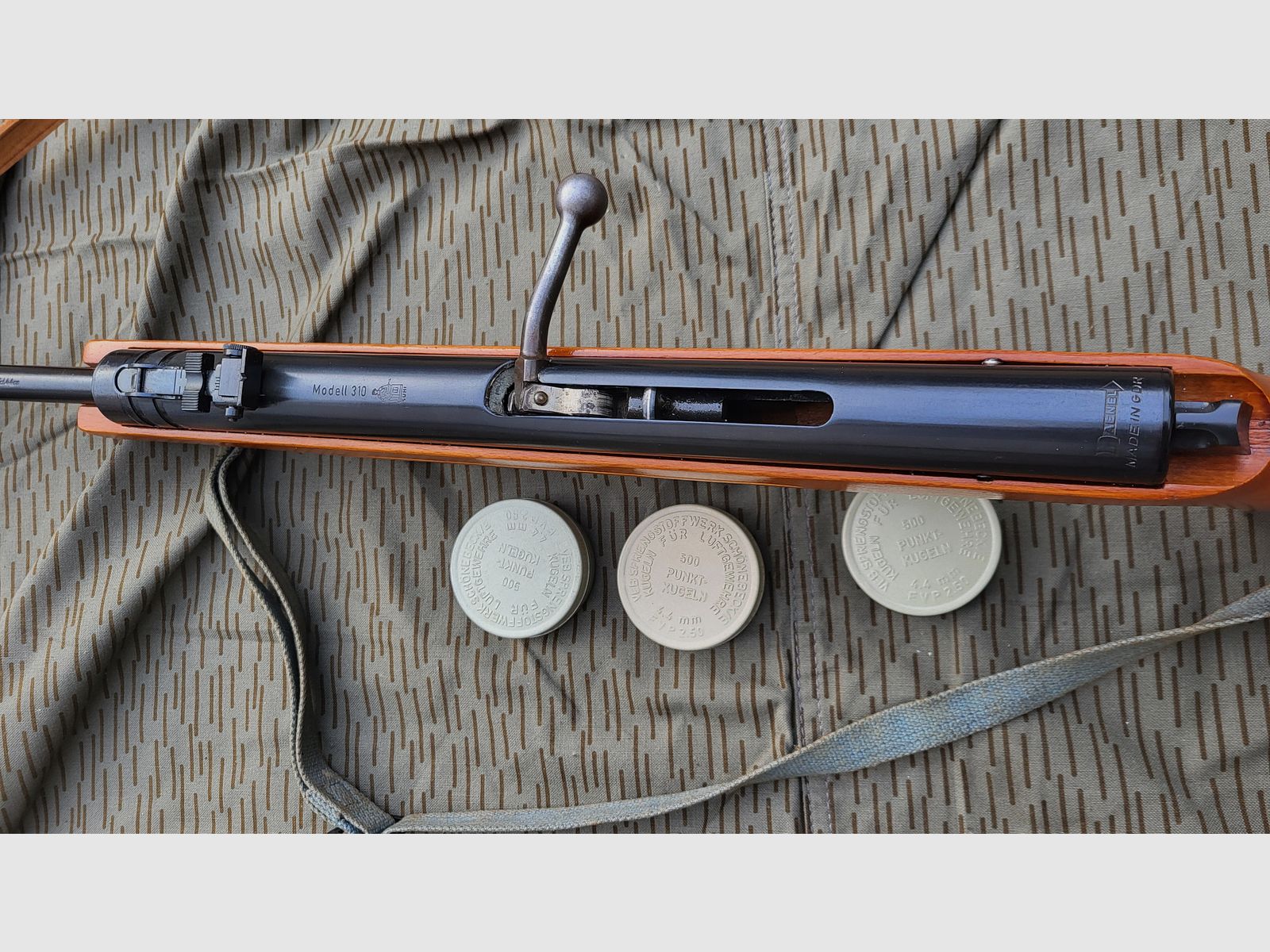Luftgewehr Haenel Suhl Modell 301-4 zu verk.