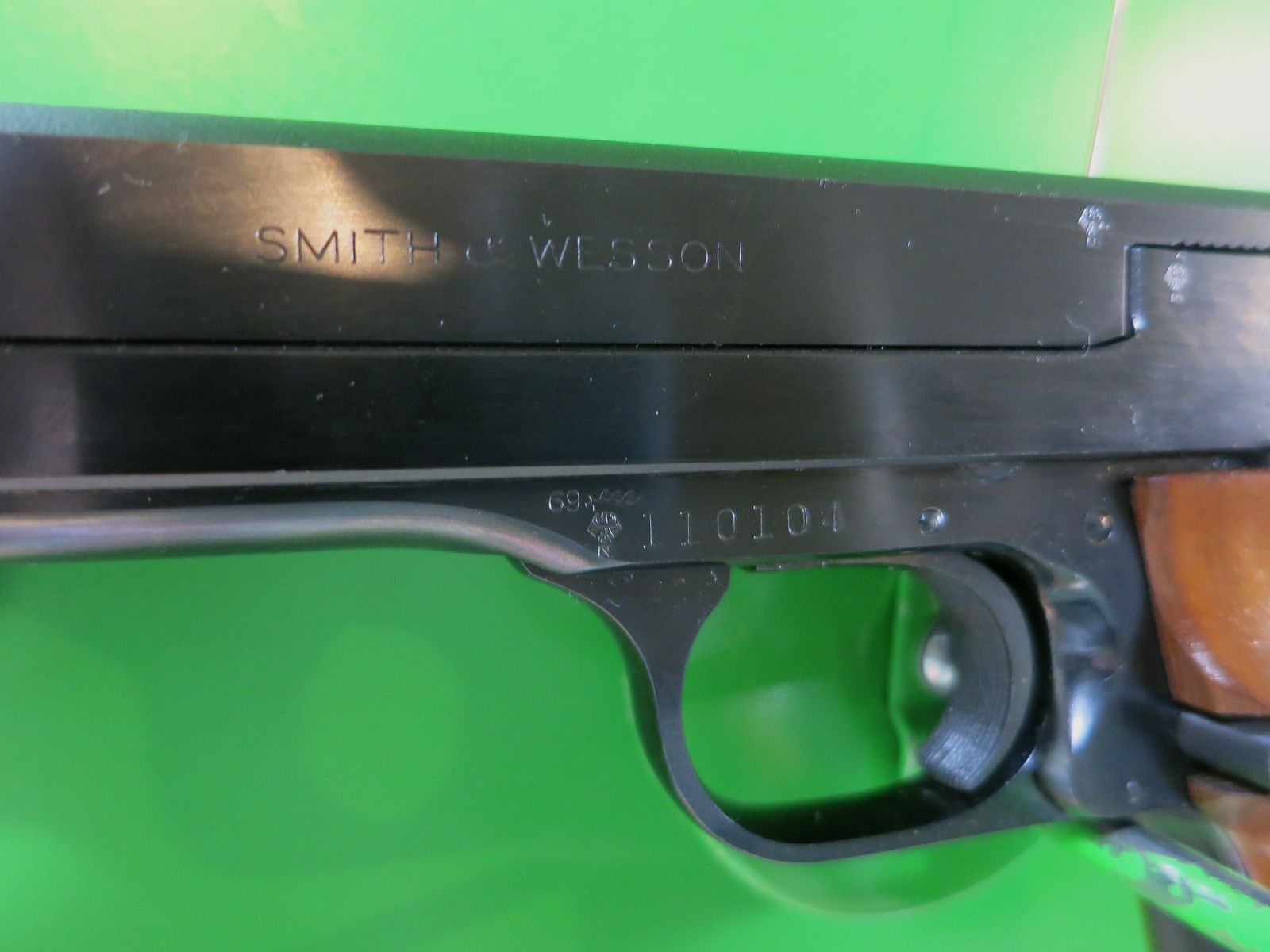 Smith & Wesson Modelo 41, .22lr, pistola de deporte, Nill-Griff       #1