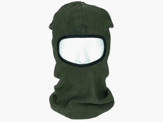 MFH MFH Balaclava 1-foro Poliestere Fleece - Oliva