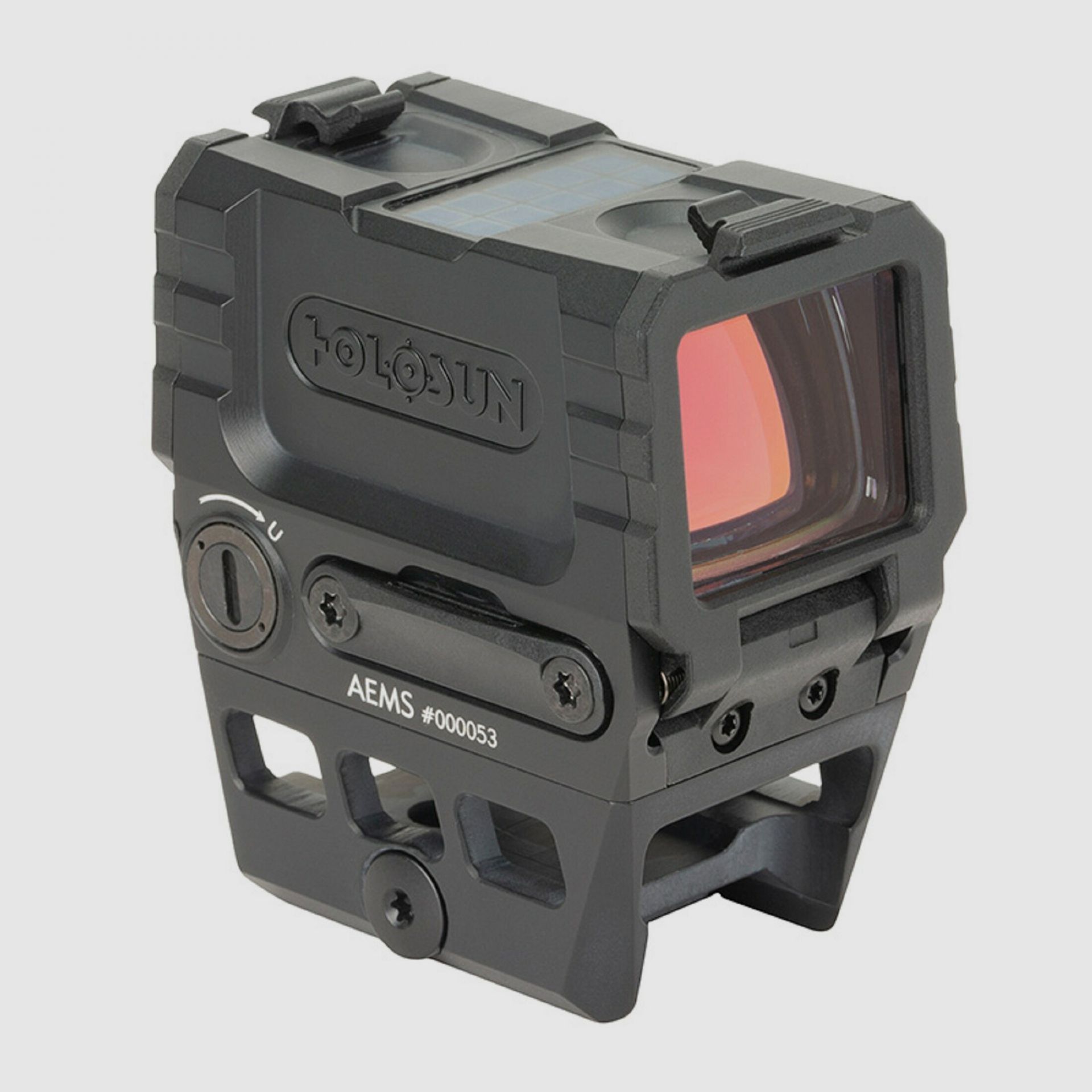 Holosun – Reflex Visier / AEMS-RD-Black / rotem Wechselabsehen: 2MOA Dot & 65MOA Cricledo, Bild 2 von 8