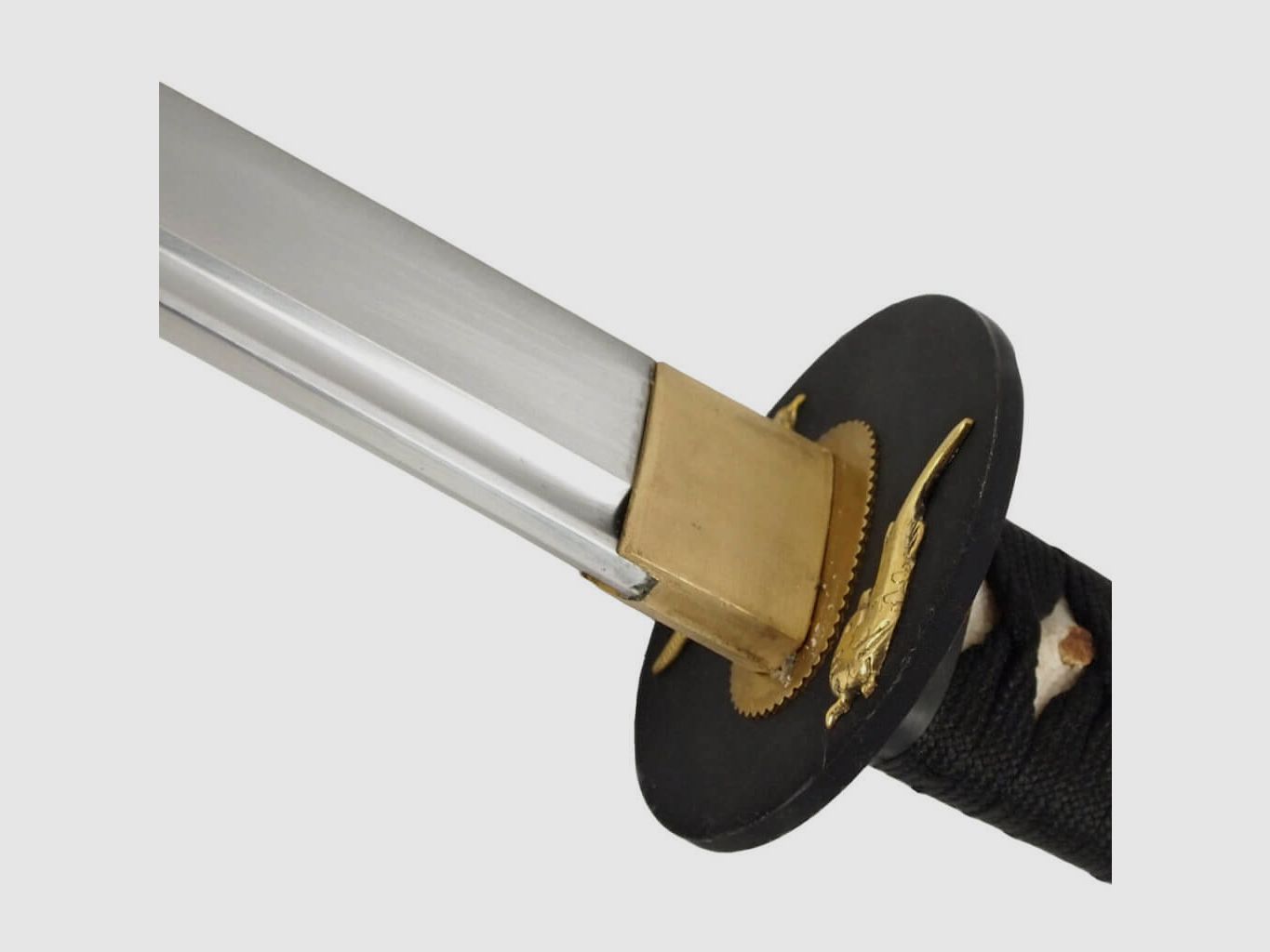 DerShogun Katana-Samuraischwert 1045 Carbonstahl matt schwarz