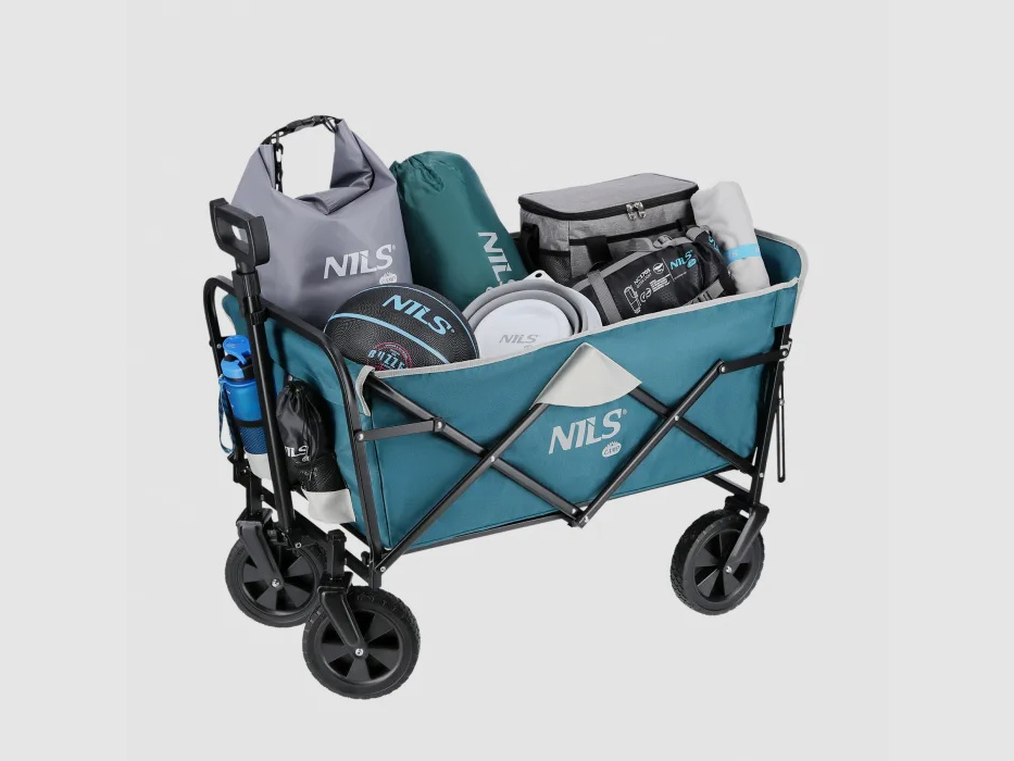 Carro de mano NC1606 azul oscuro 125L Nils Camp
