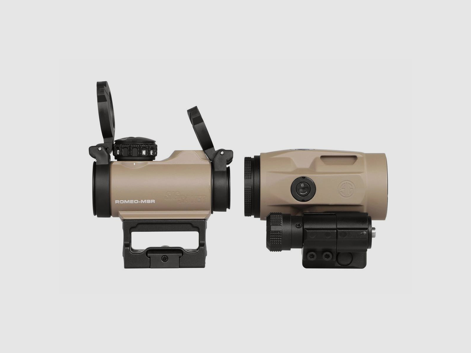 Sig Sauer ROMEO-MSR + JULIET3-MICRO FDE Magnifier
