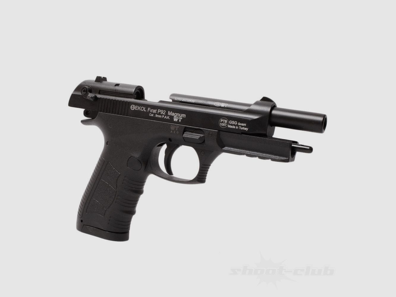 Ekol P92 Magnum Schreckschusspistole 9mm P.A.Knall Schwarz