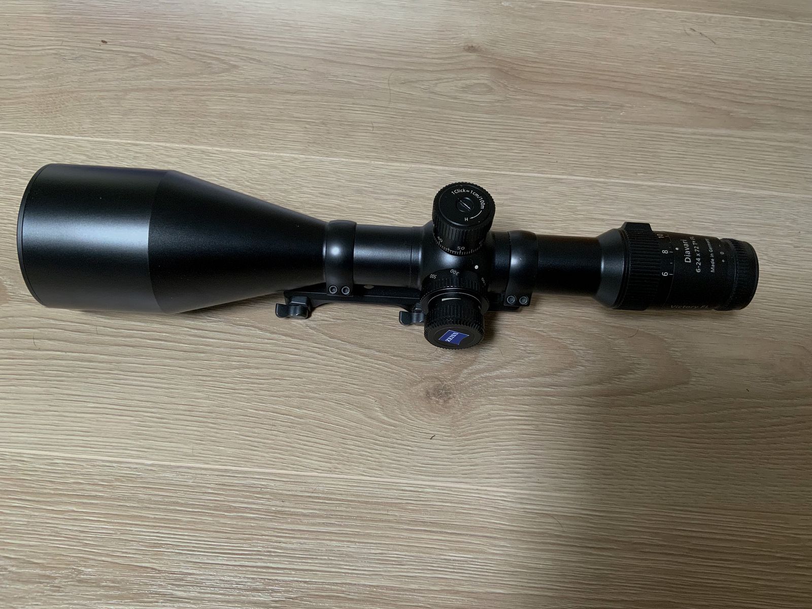 Victory FL Diavari 6-24x72 T* with ASV and Blaser saddle mount