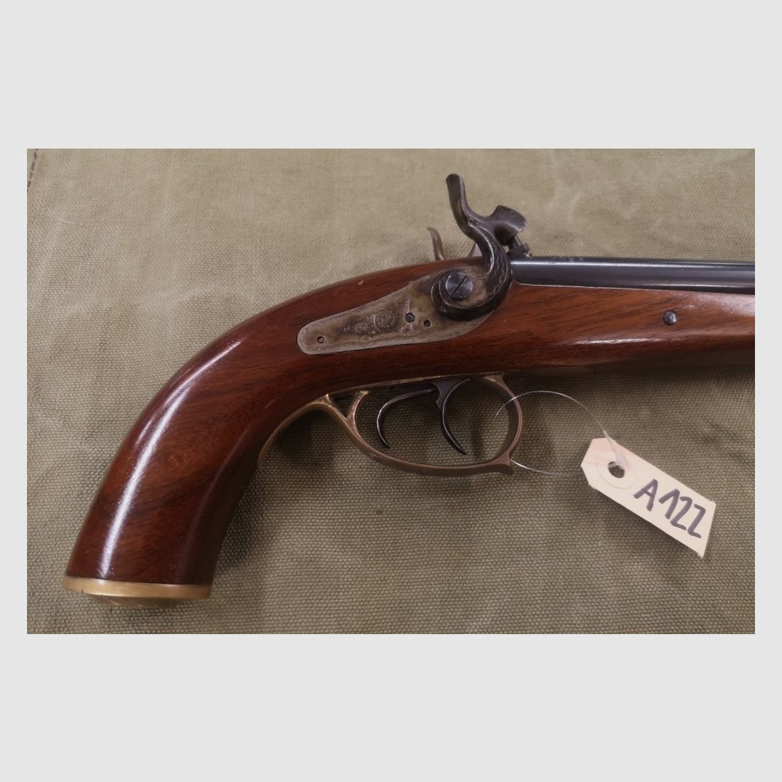 Percussions Pistole Corsair Doppelläufig .44 Schwarzpulver