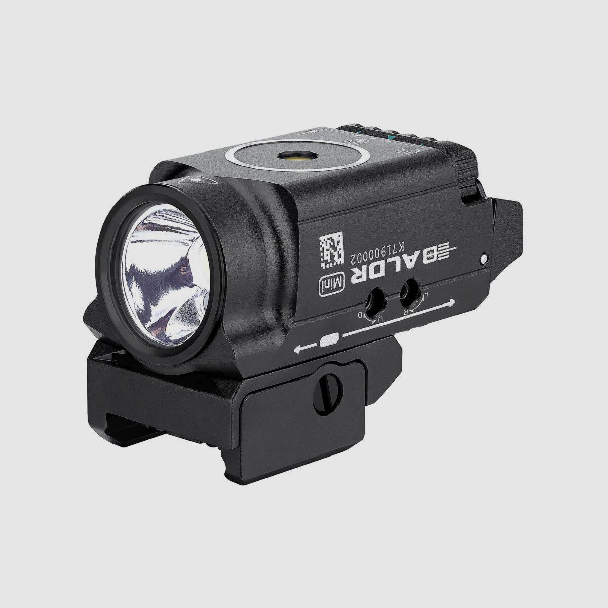 Olight® BALDR RL Mini 600 lumen laser rosso nero, immagine 10 di 20