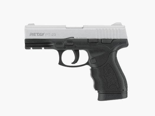 Retay PT-23 Nickel 9mm PAK pistola a salve