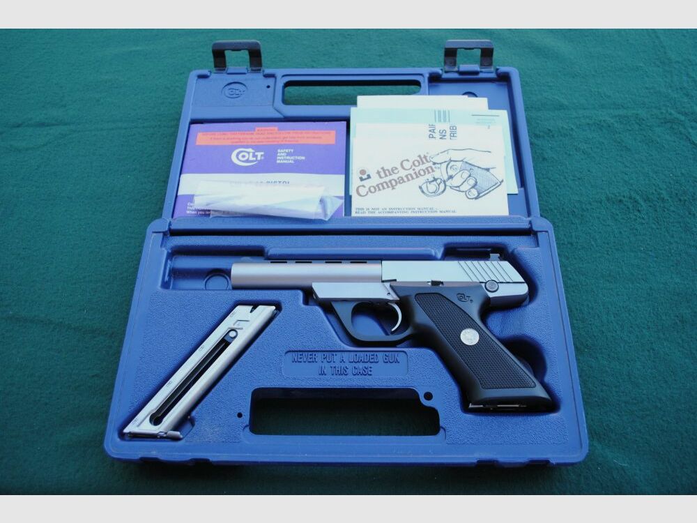 Colt Mod. 22 Pistola sportiva, con tutti i documenti nella scatola originale, immagine 1 di 10