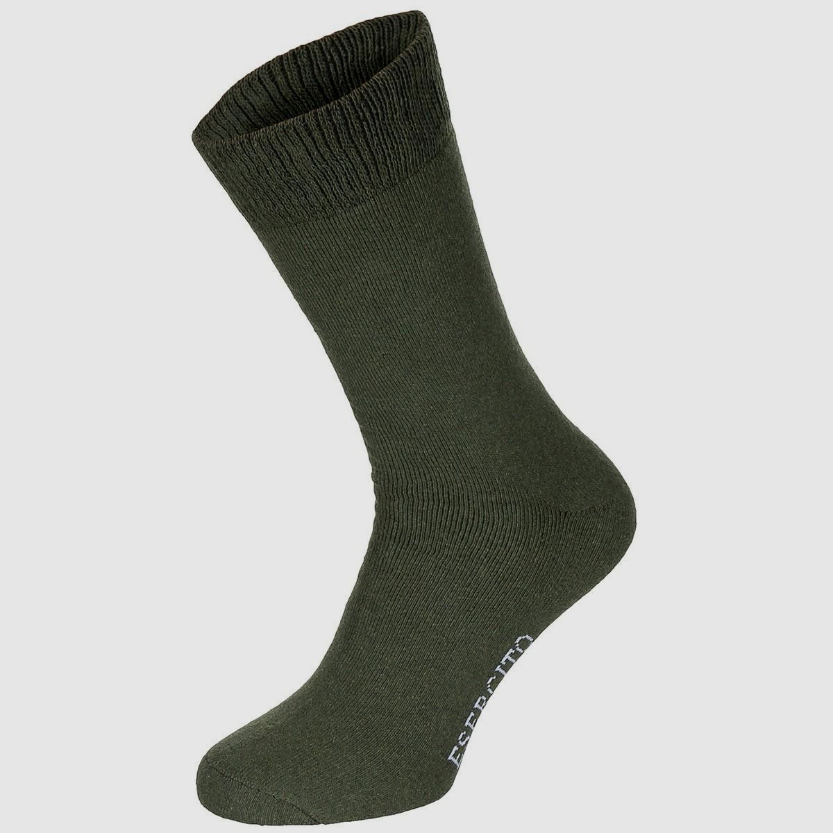 Socks, Esercito, olive, mid-length, 3-pack, 39-42