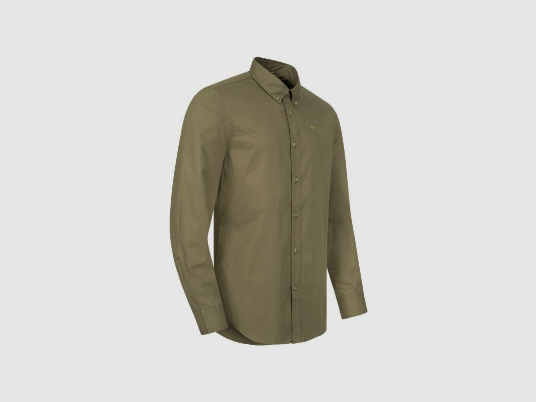 Blaser shirt Tristan 22 dark olive