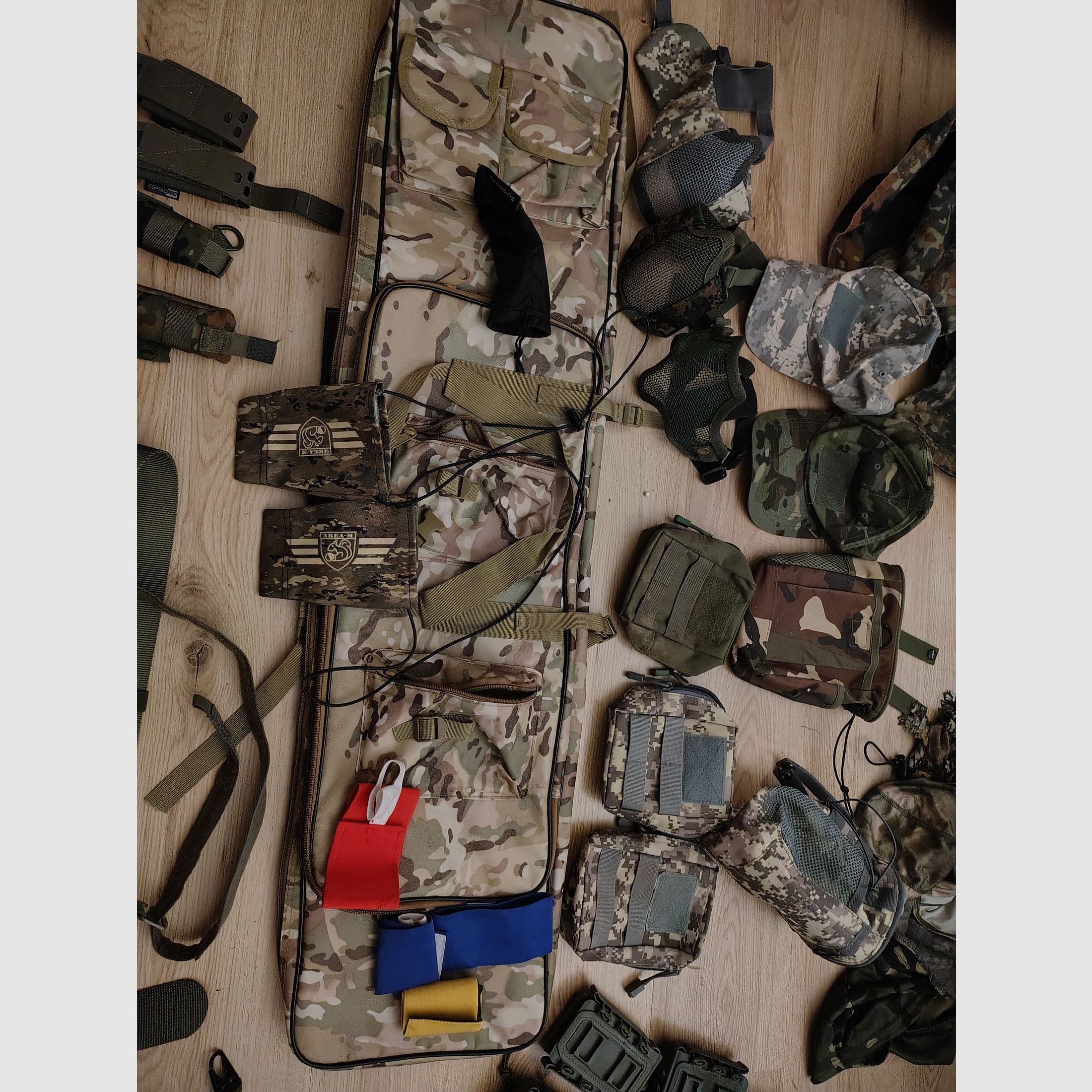 Gros lot d’équipement, technique et accessoires Airsoft