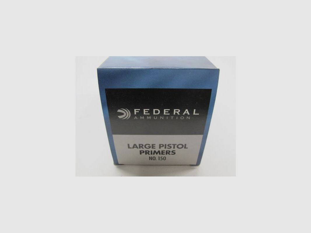 FEDERAL PRIMERS LARGE PISTOL 150I, image 2 of 2