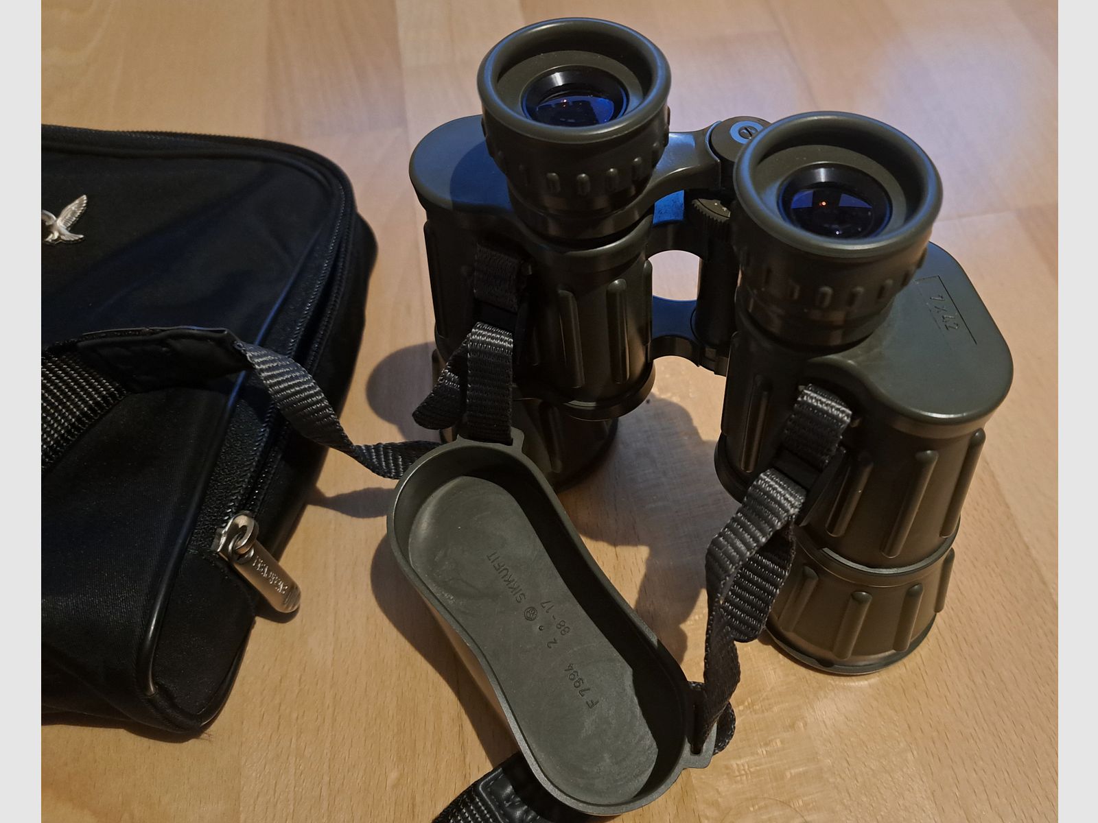 Swarovski Habicht 7x42 Fernglas Grün Top Zustand